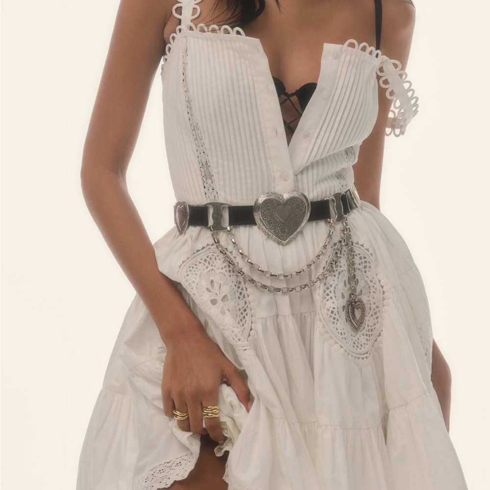 Forever That Girl Adrianna Chic White Lace Romper size S - Picture 3 of 15